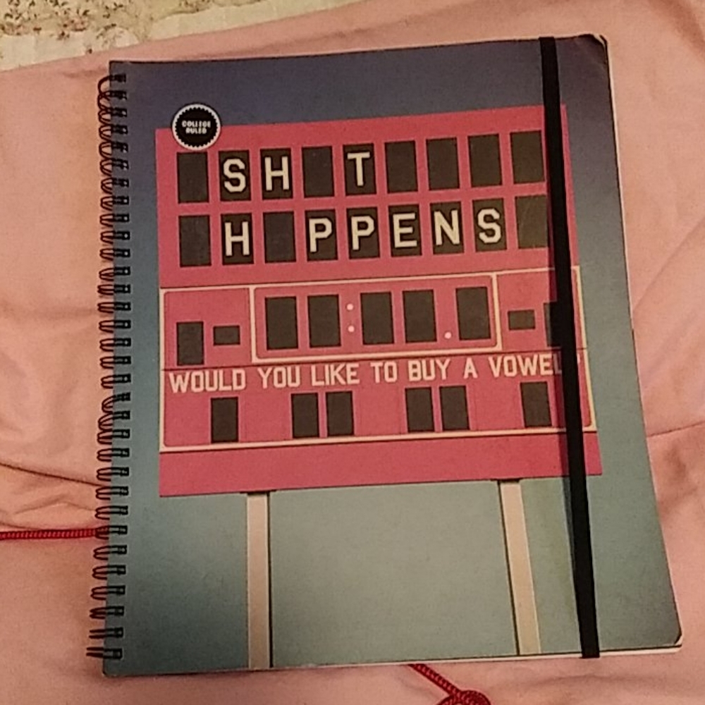 College ruled notebook